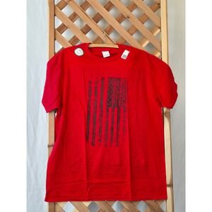 Rapid Dominance T-Shirt Mens XL Red Distressed American Flag Patriotic -New